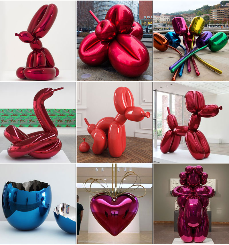 Outdoor decor lovely yellow duck metal balloon sculptures from newport street gallery jeff koons for sale