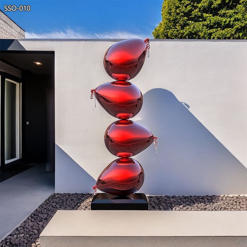 stainless steel balloon sculpture (4)