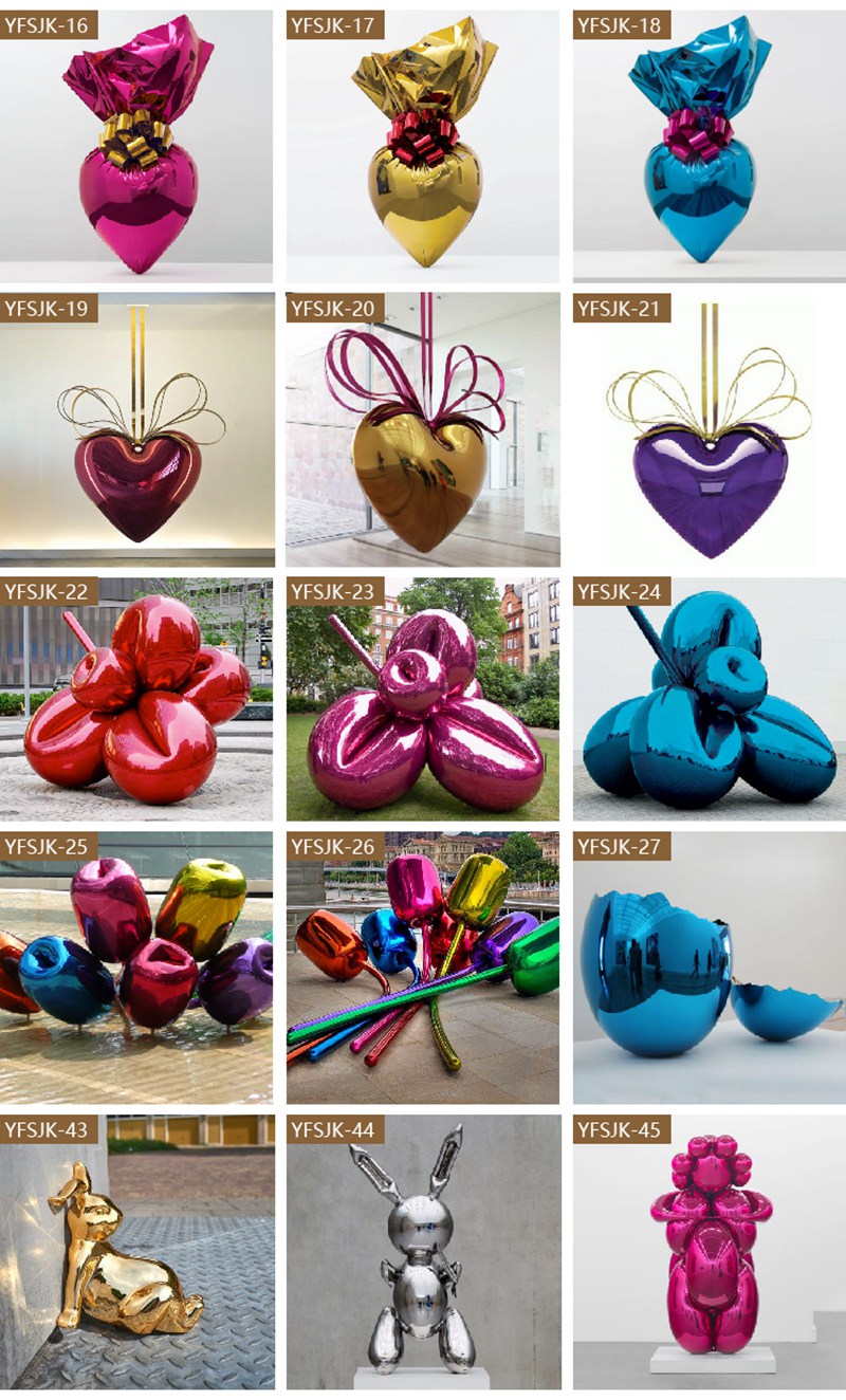 stainless steel balloon sculpture for sale (6)