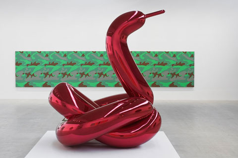 Hot selling Outdoor decor jeff koons animal metal balloon sculptures location