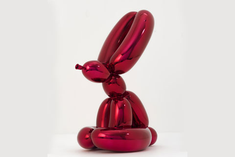 Hot selling jeff koons rabbits metal balloon sculptures for garden decor